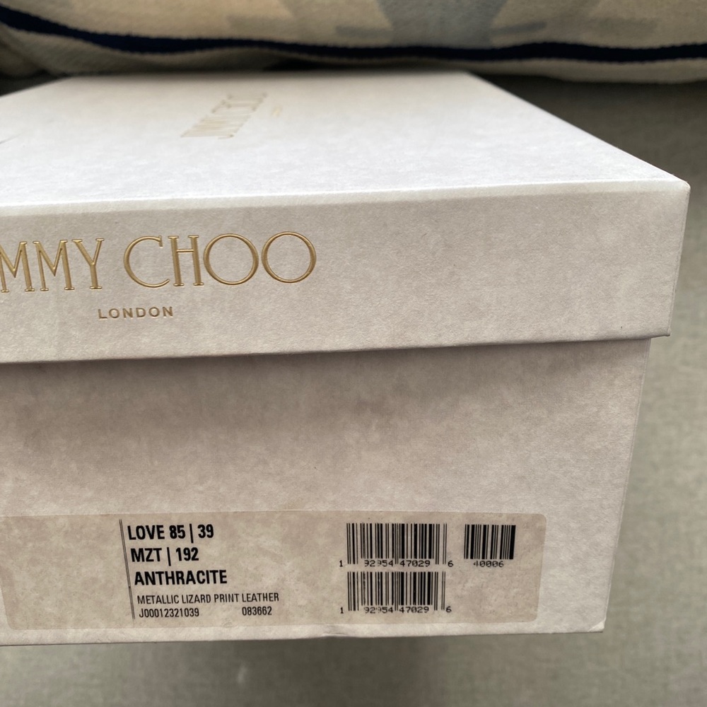 Jimmy Choo Metallic Bronze Pointed-Toe Stiletto Pumps - Picture 10 of 12